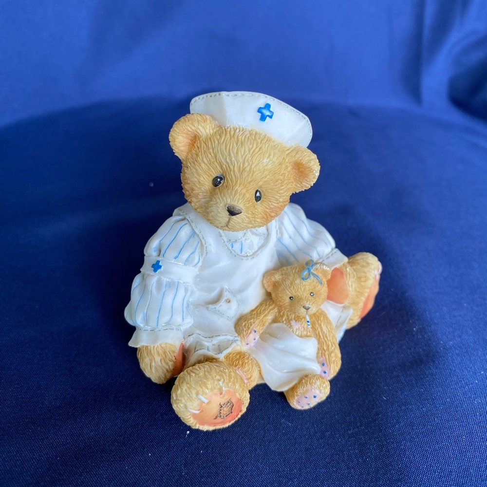 Adorable Nurse Bear Figurine